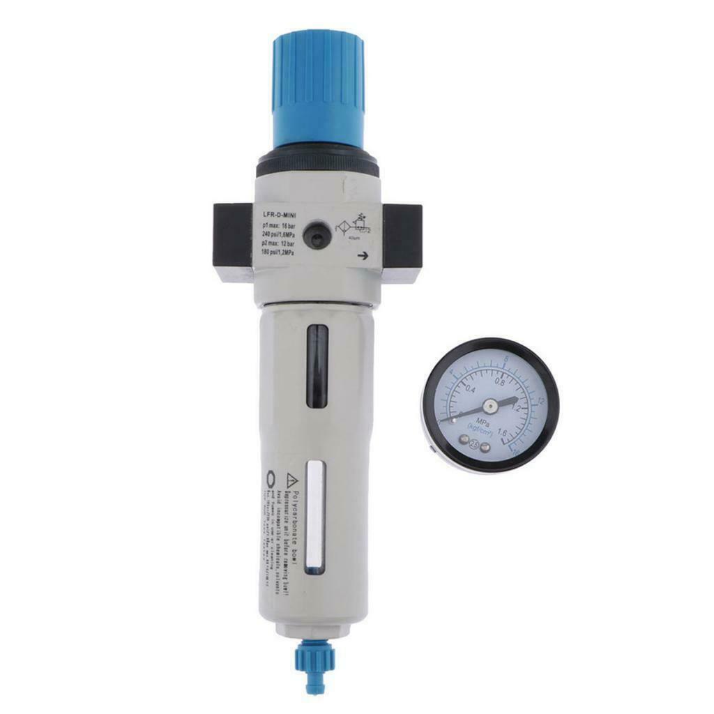 Water Separator And Oil Filter For Compressors 1/8 '' Pressure Regulator