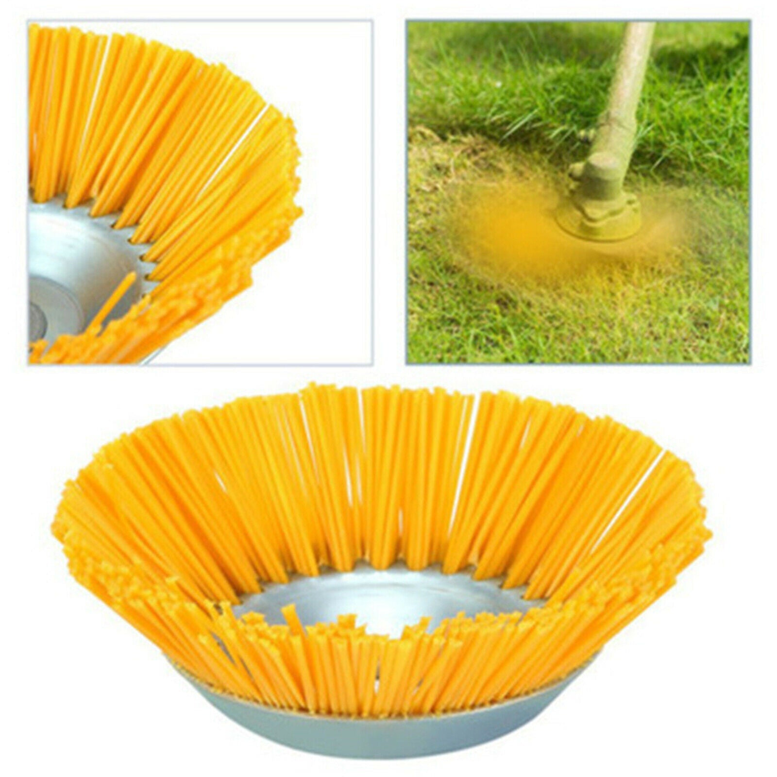 Grass Trimmer Head Nylon Wire Brush Brick Crevices Lawns Parks Replacement