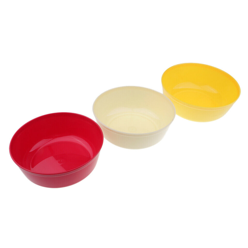 3pcs Fishing Tackle Bowl Fishing Mixing Lures Storage Baits Carrier Bowl