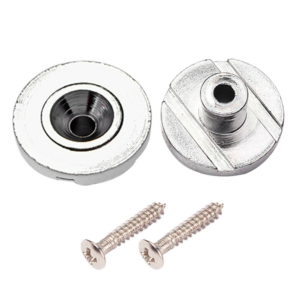 2x Steel Twine Shaft Guide Retainer with Screw Electric Bass Accessory