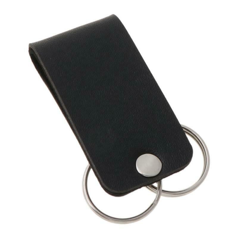 Men Leather Belt Loop Keychain Detachable Clips Belt Key Ring Key Holder Jewelry