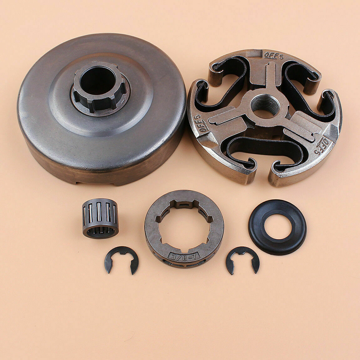 Clutch Drum Sprocket Rim Washer For Husqvarna 365 362 371 372 Saw Bearing 3/8"-7