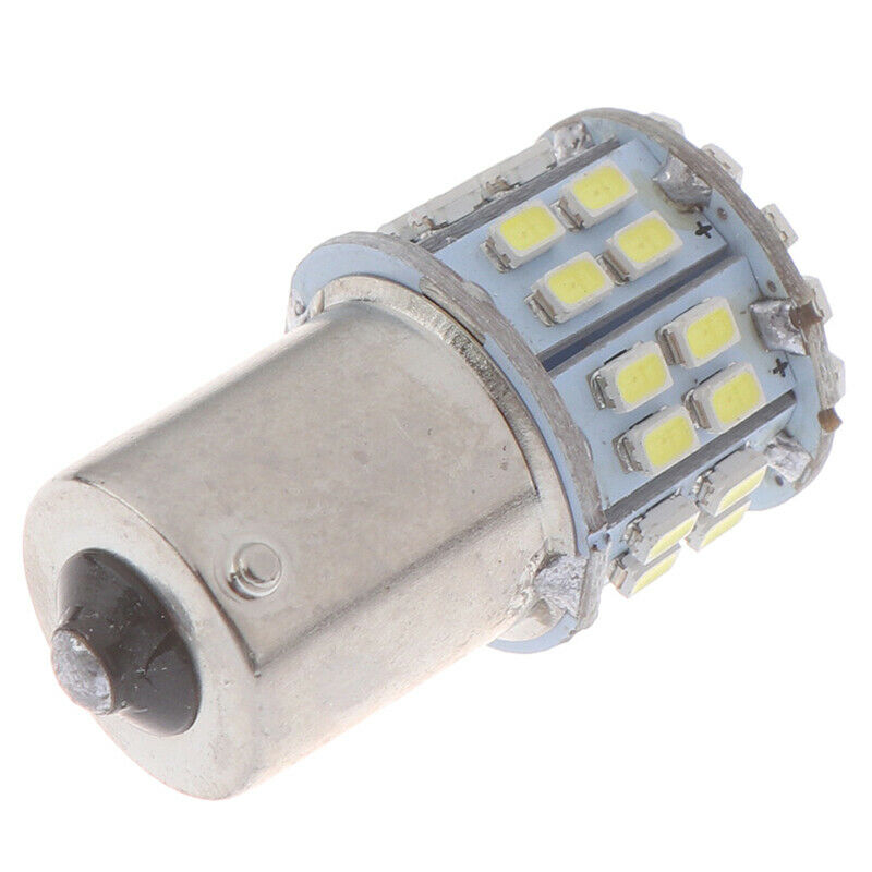 2x White Light 1156 50SMD 1206 LED Car Turn Signal Tail Stop Brake Backup LaADD