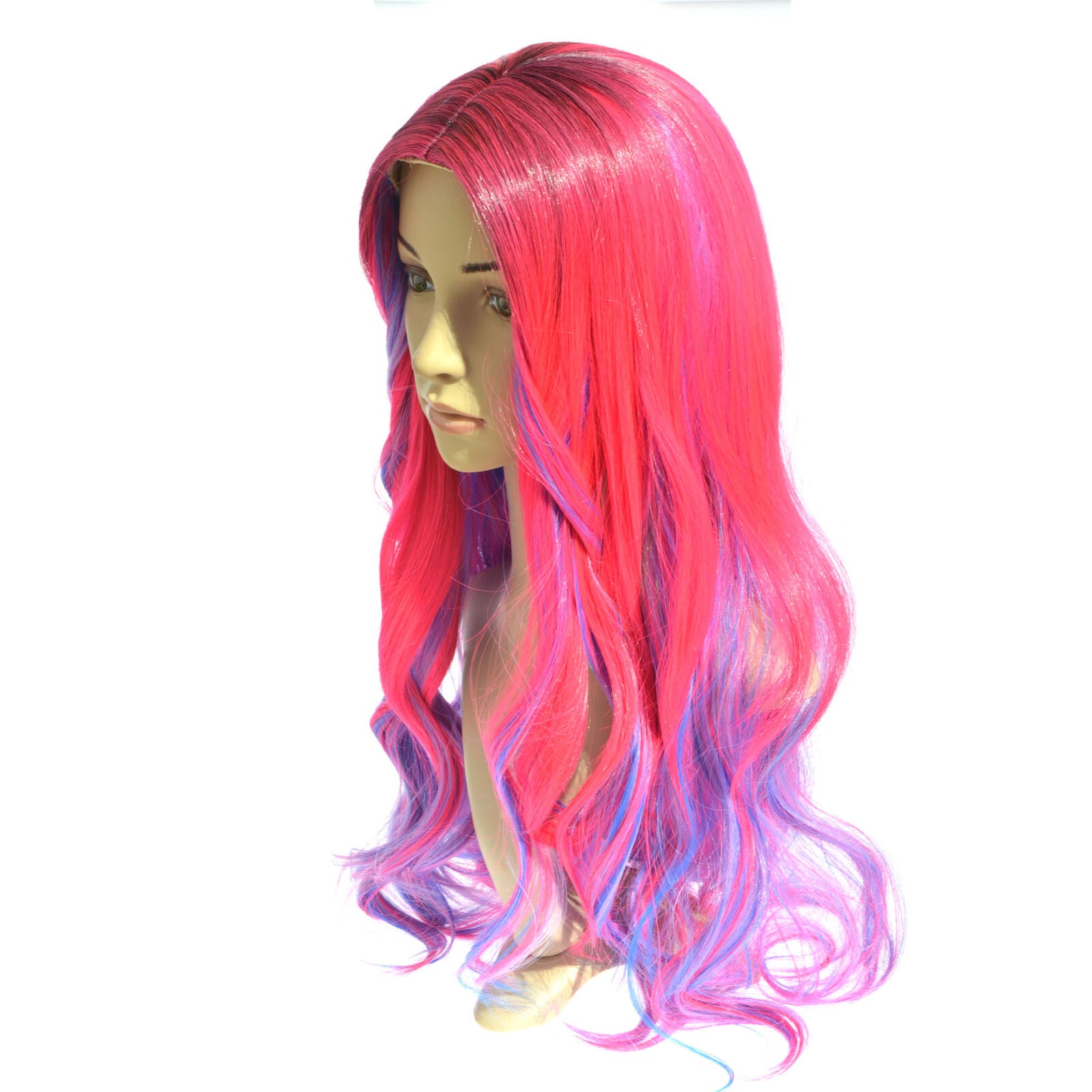 Inspired by Descendants 3 Girls Audrey Wig Red Blue Long Curly Halloween Wigs