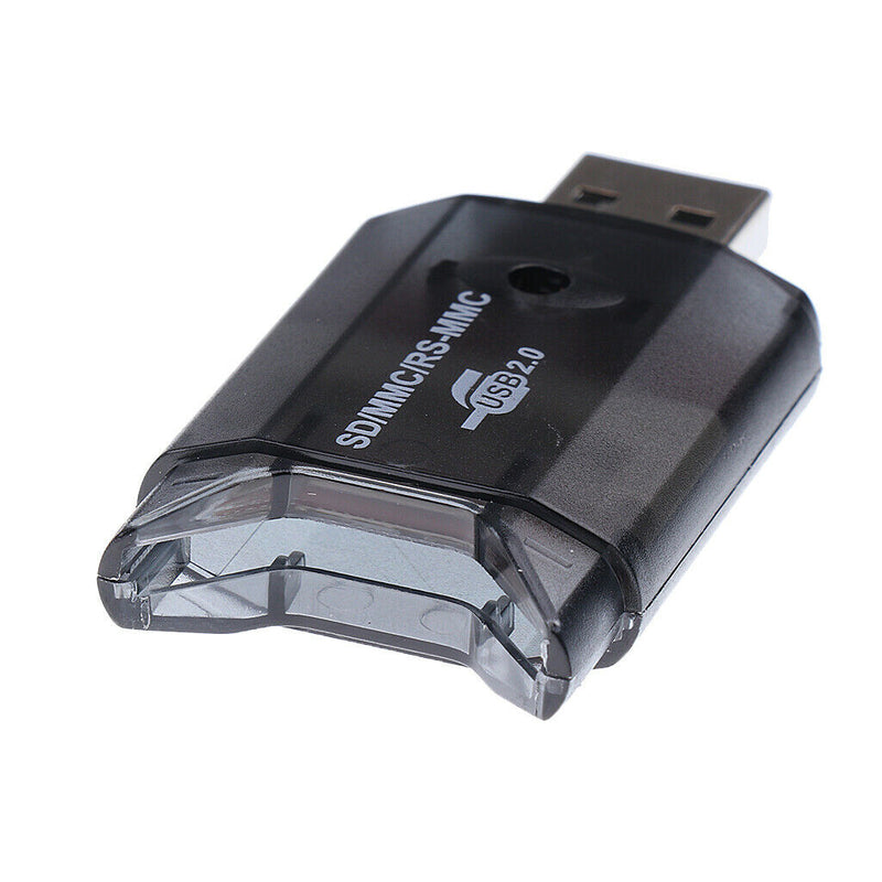 USB 2.0 Memory Card Reader for Digital Media, Compatible with USB 1.1