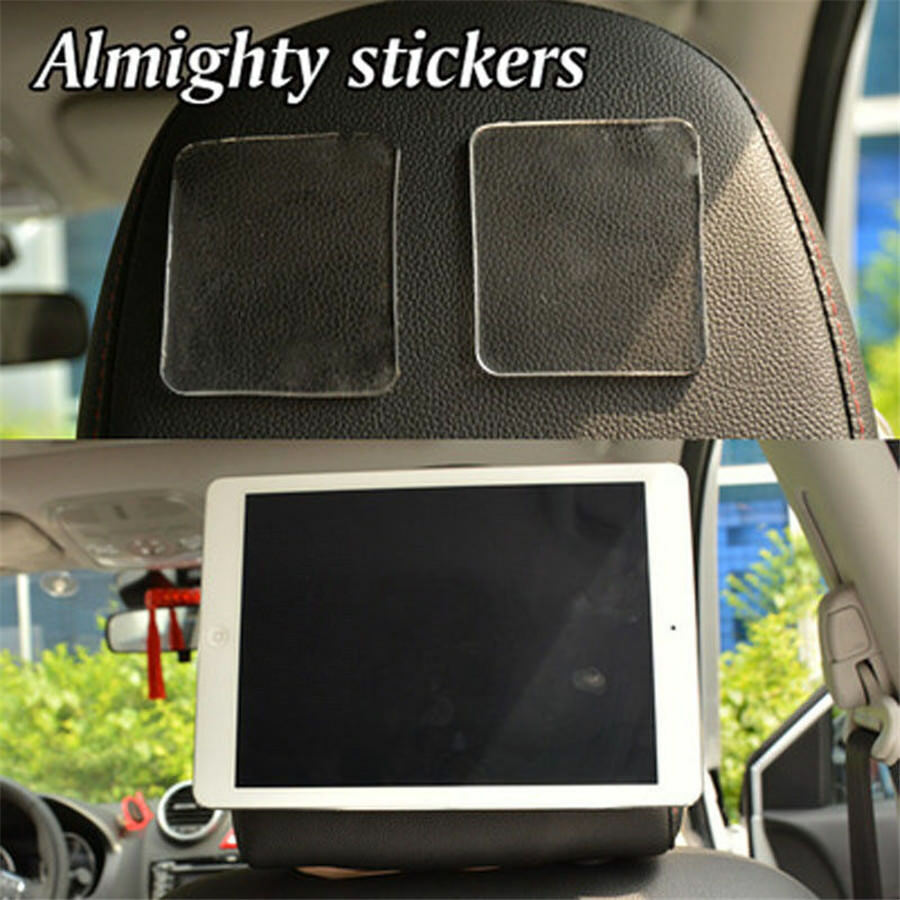 10Pcs Washable Sticky Gel Cell Pad Car Dashboard Anti-Slip Phone Holder Pads Mat