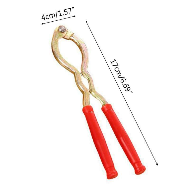 Metal Walnut Cracker Tool Non-Slip Plastic Handle Nutcracker Nut Shell Opener