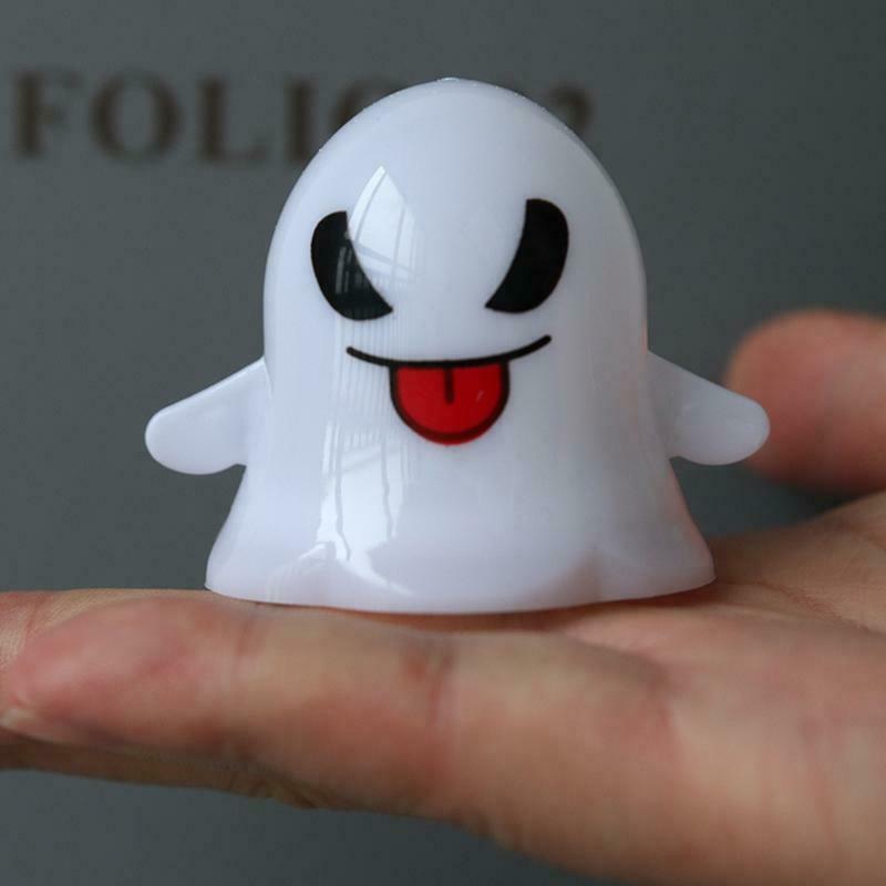 1PC Kids Night Light Plastic Ghost Shaped Cute Hanging Lights Holiday Gift