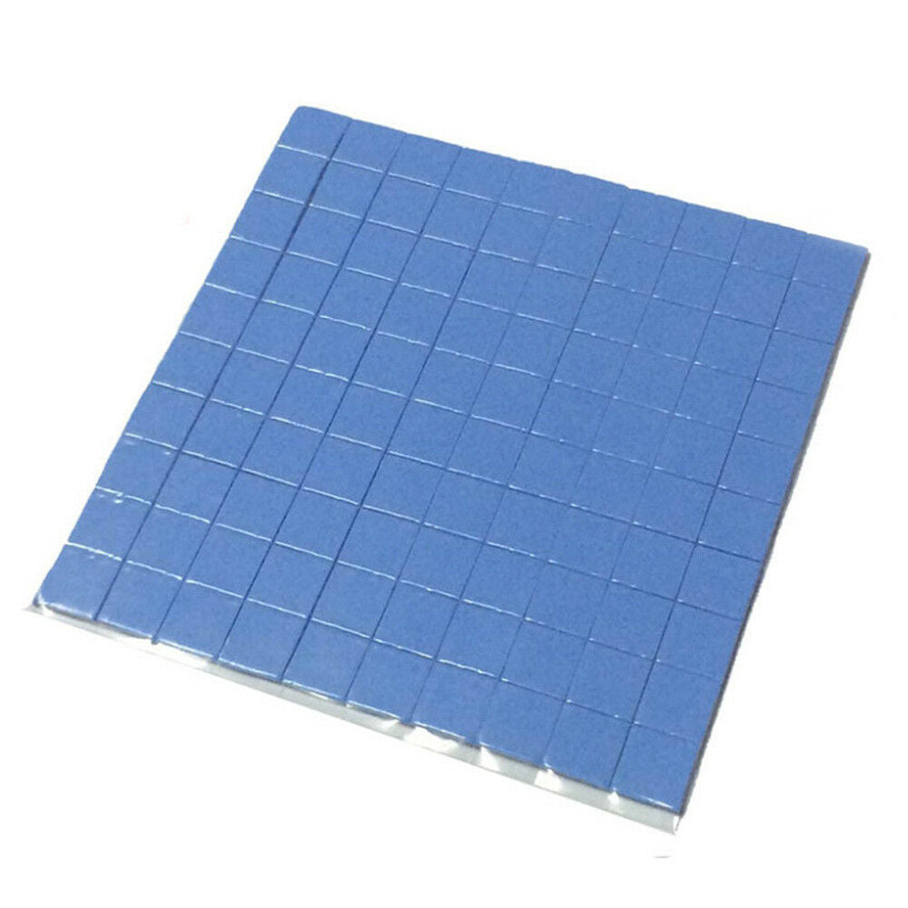 1 Pack 10mmx10mmx0.5mm GPU CPU Heatsink Cooling Thermal Conductive Silicone Pads
