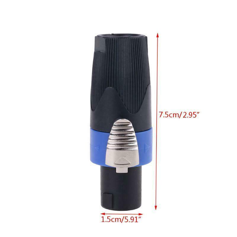 New For NEUTRIK Type NL4FX Speakon 4Pole Plug Male Audio Speaker Connectors