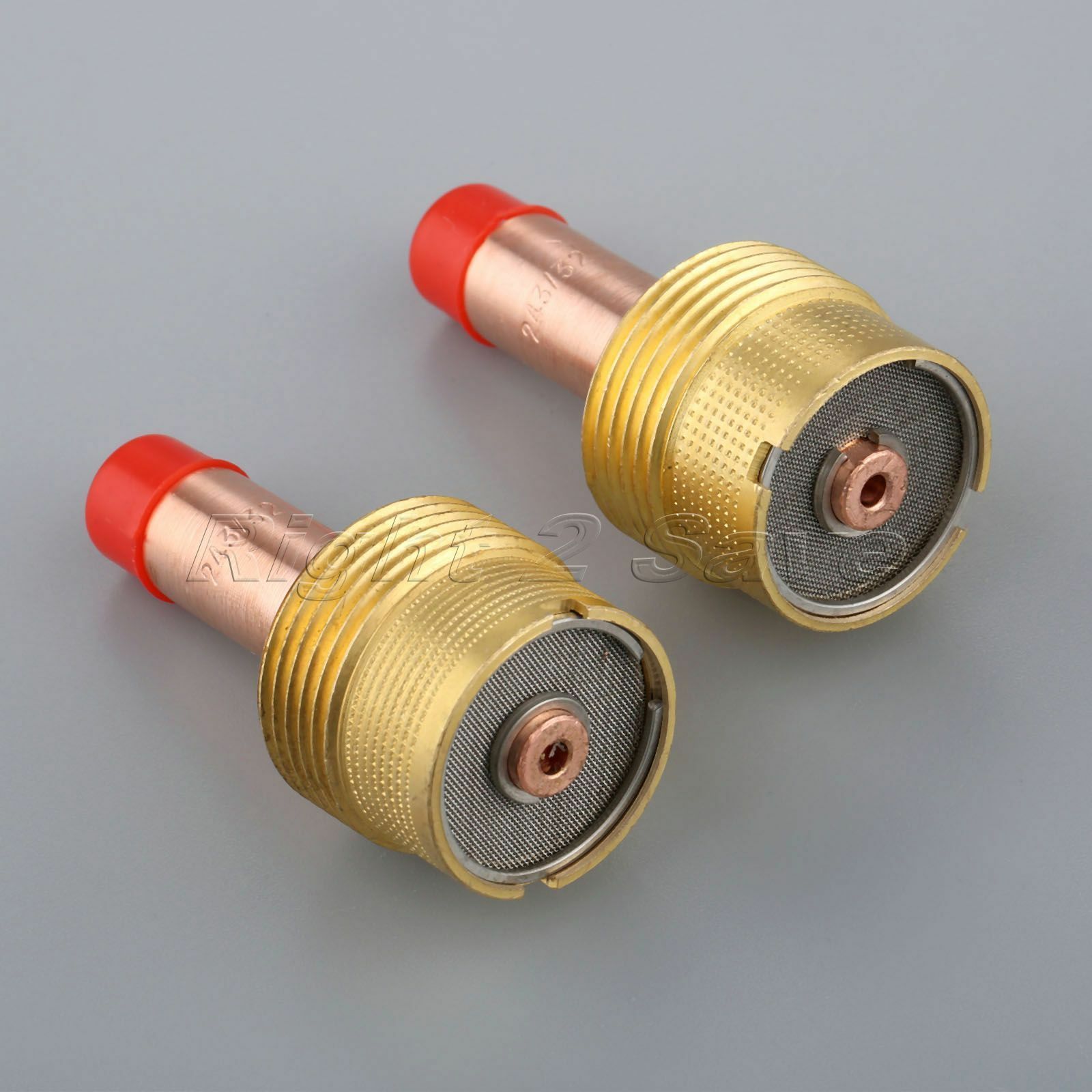 New 2pcs 45V64 3/32" TIG Gas Lens Collet Bodies for 17/18/26 Torch Accessories