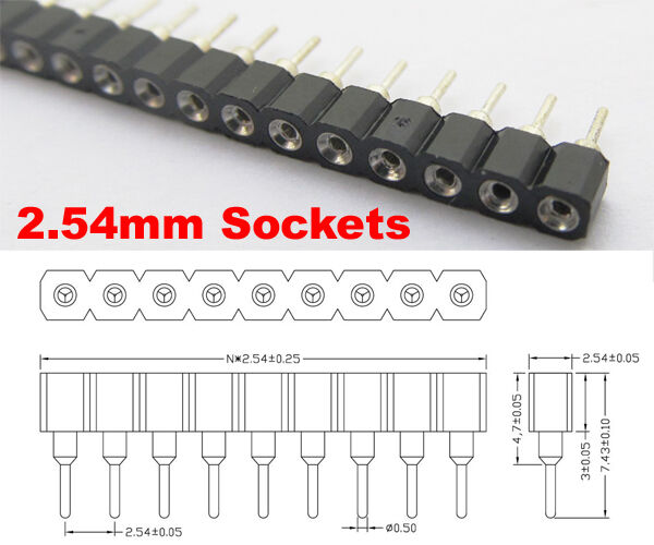 10pcs DIP Round 30p IC Header Socket Adaptor Solder Type