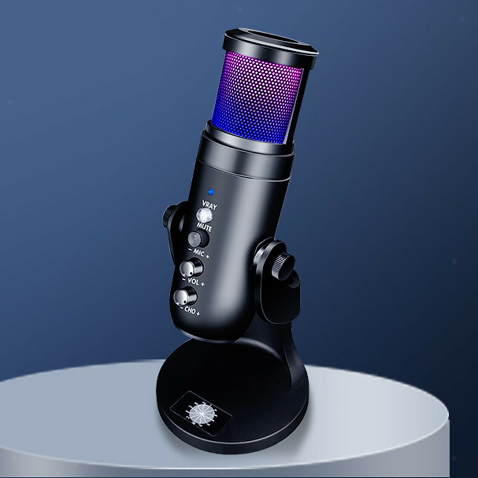 USB RGB Cardioid Computer Microphone for PC Laptop Gaming Gaming Microphone