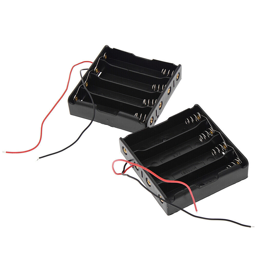 5Pcs DIY Li-ion Battery Plastic Connecting Case Holder for 4x3.7V  Battery