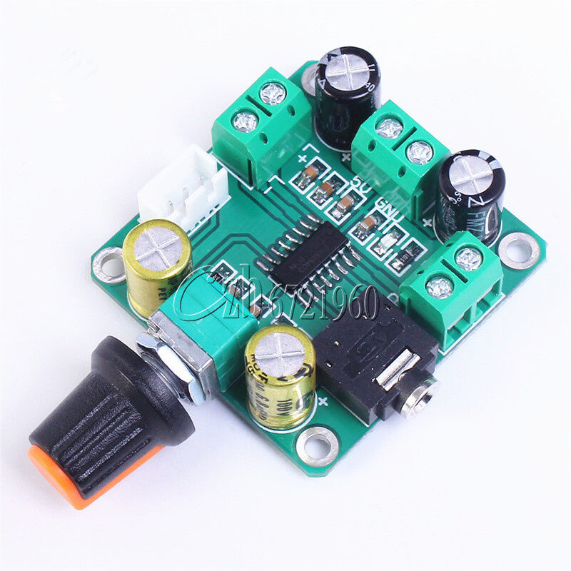 Digital PAM8403 2*3W Amplifier Board Module Stereo Dual Track Input  DC 5V