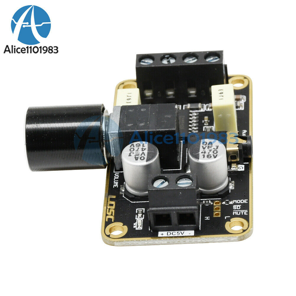 PAM8406 Digital Power Amplifier Board DIY Speaker 5W+5W 2 Channel 5V Module