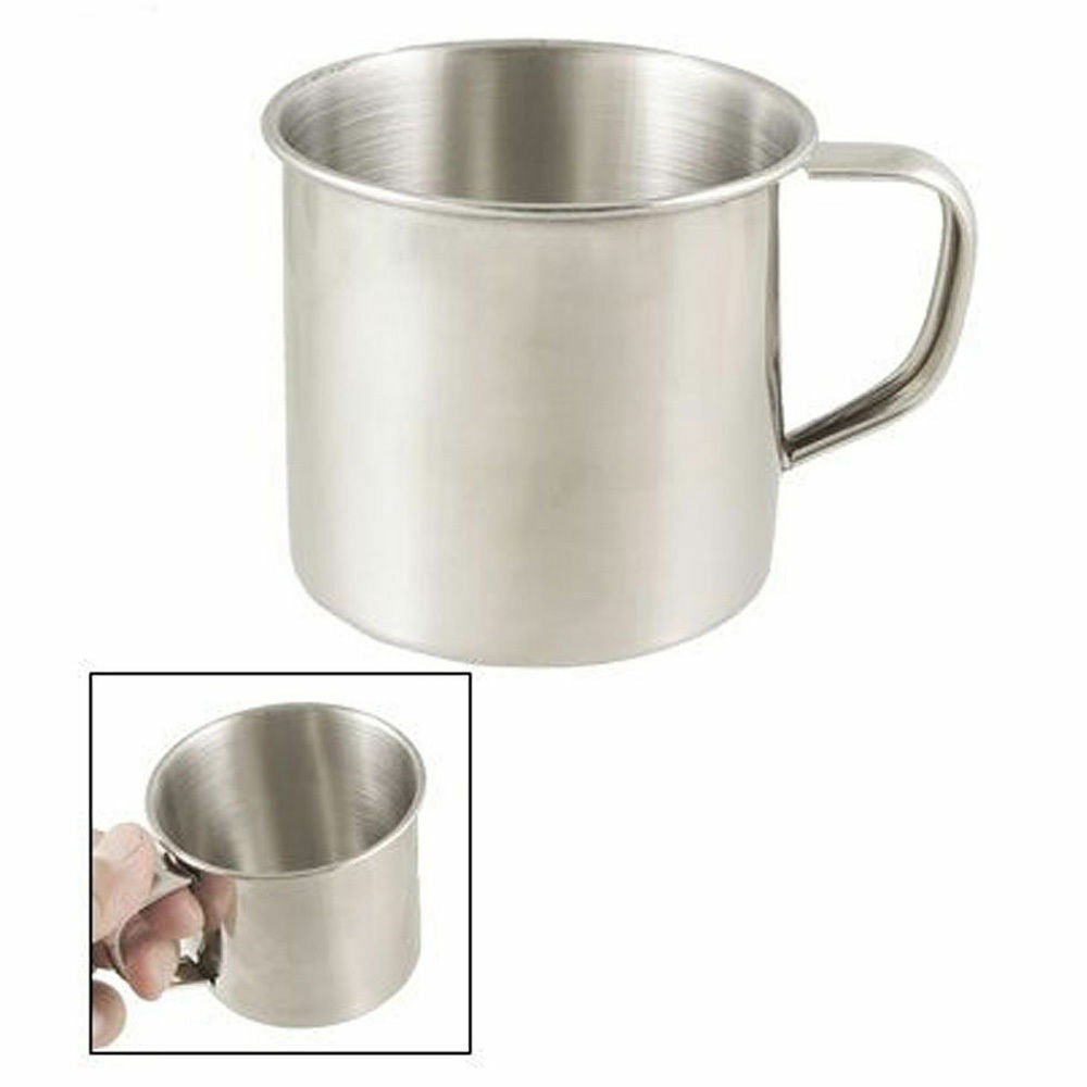 Stainless Steel Coffee Tea Mug Cup-Camping/Travel 3.5  Hot BDAU