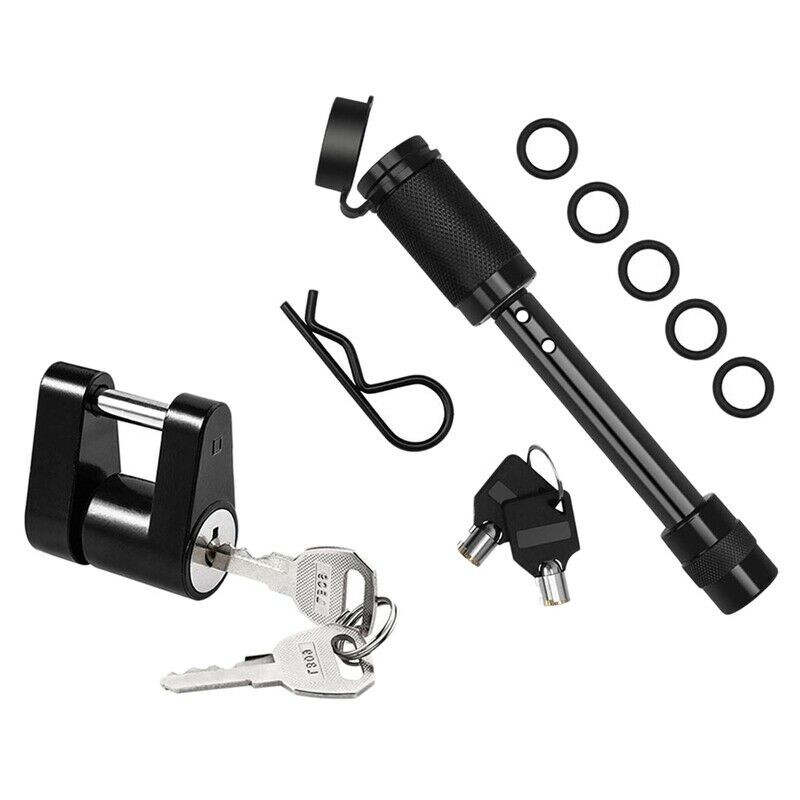 Trailer Hitch Receiver Coupler Lock Kit, Long Trailer Hitch Lock Receiver Pin A6