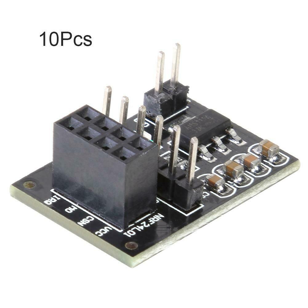 10pcs 3.3V Wireless Adapter Module Socket Adapter Board for 8Pin NRF24L01 @