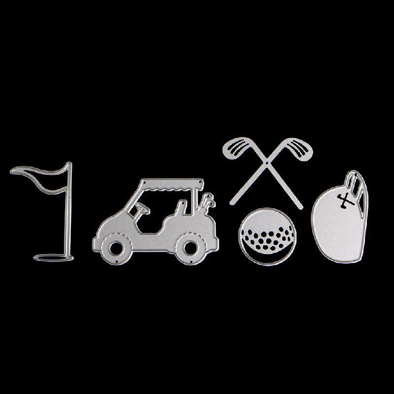 Golf set Cutting Dies Stencils Scrapbook Album Embossing Card DIY Craft Decor