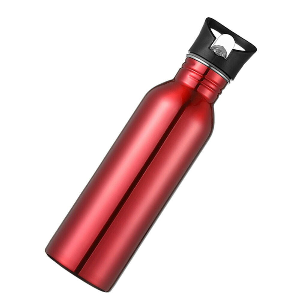 Pack of 2 Leakproof Solid Sports Water Bottle Gym 26oz Cups Suction Flask