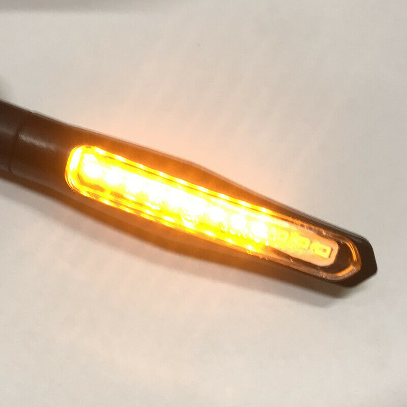 Flowing Turn Signal Indicator Blinker Light Lamps For Suzuki GSXR DR DRZ GN VL