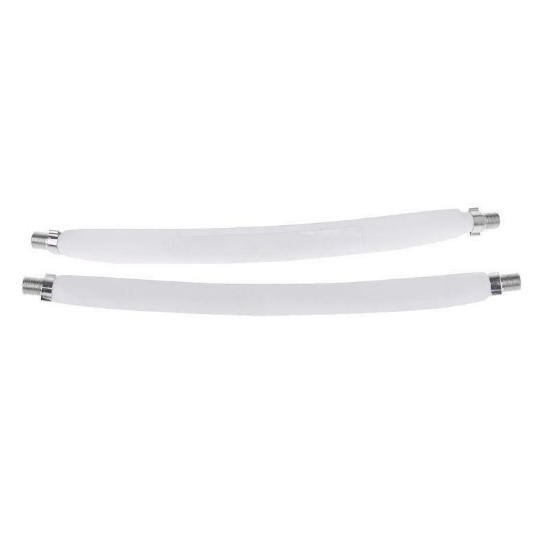2PCS Window Flat F Connector Cable Coax Coaxial RG6 RG-6Door TV Satellite