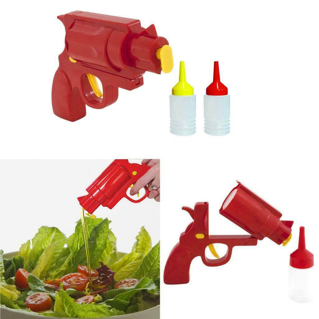 Kitchen Resturant Condiment Dispenser Bottle - Red Condiment  Condiments