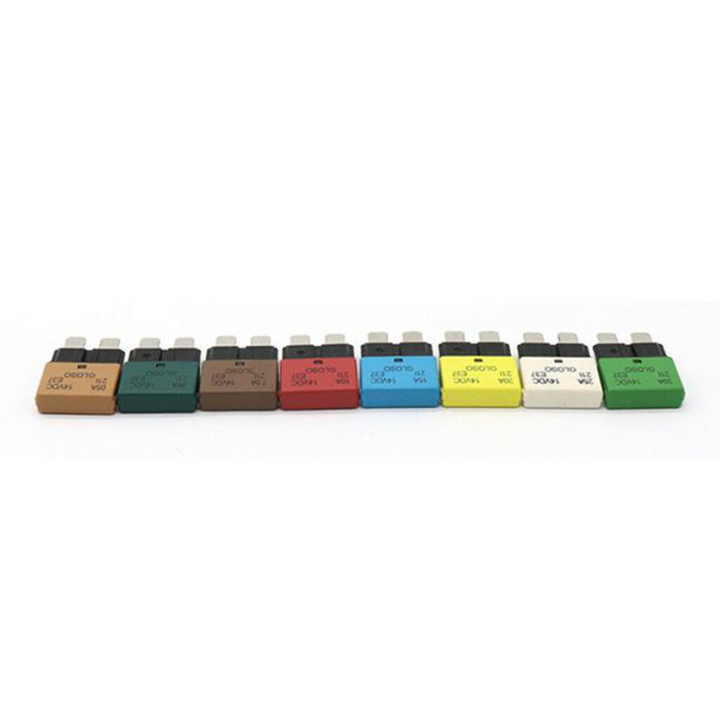 5pcs Universal Car Marine Circuit Breaker Blade Fuse 20A/15A/10A/7.5A/5A