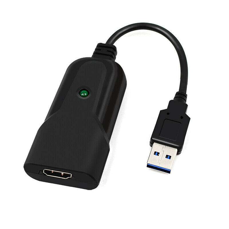MIni HD HDMI to USB Video Capture Card Adapter Monitor 1080p 60fps For Computer