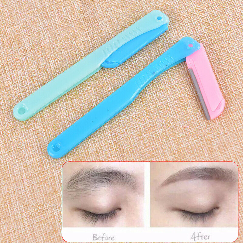 Portable Blade Eyebrow Trimmer Set Women Facial Blade Face Razor Shaver B.l8