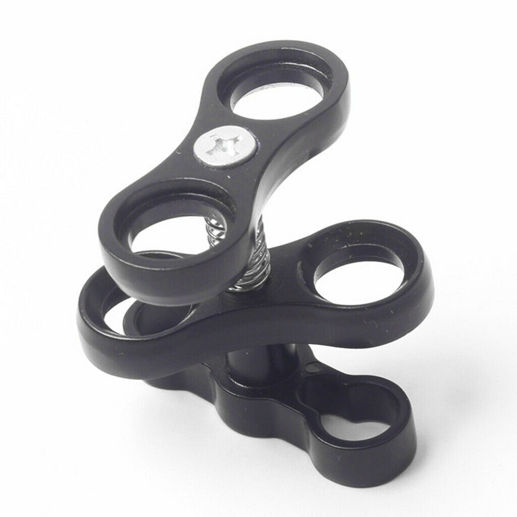 4 Pieces Underwater Butterfly Clips Flashlight Clamps Joint Accessories
