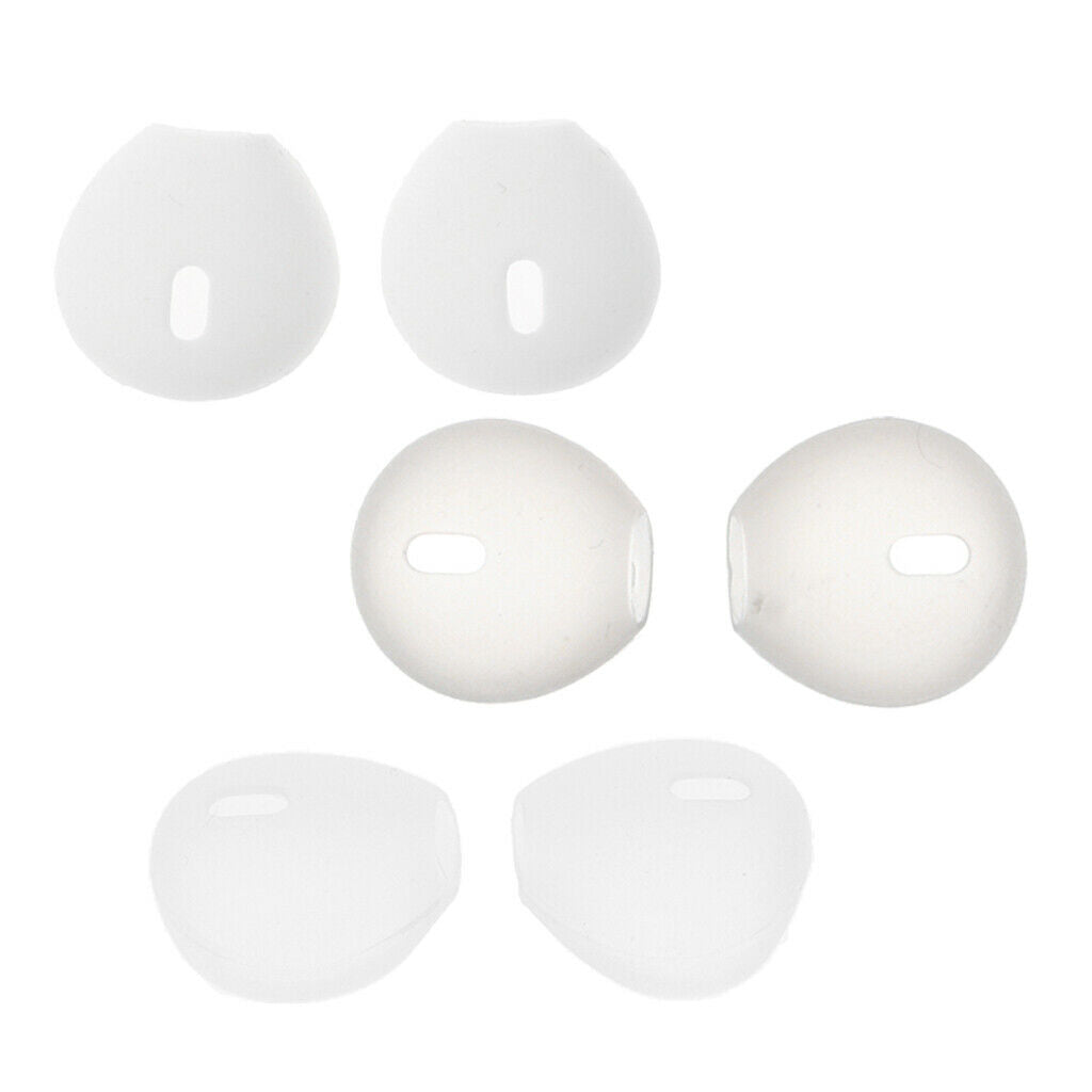 3 Pairs Earphone Silicone Cover Rubber Soft Ear Tips Earbuds Caps for Airpods