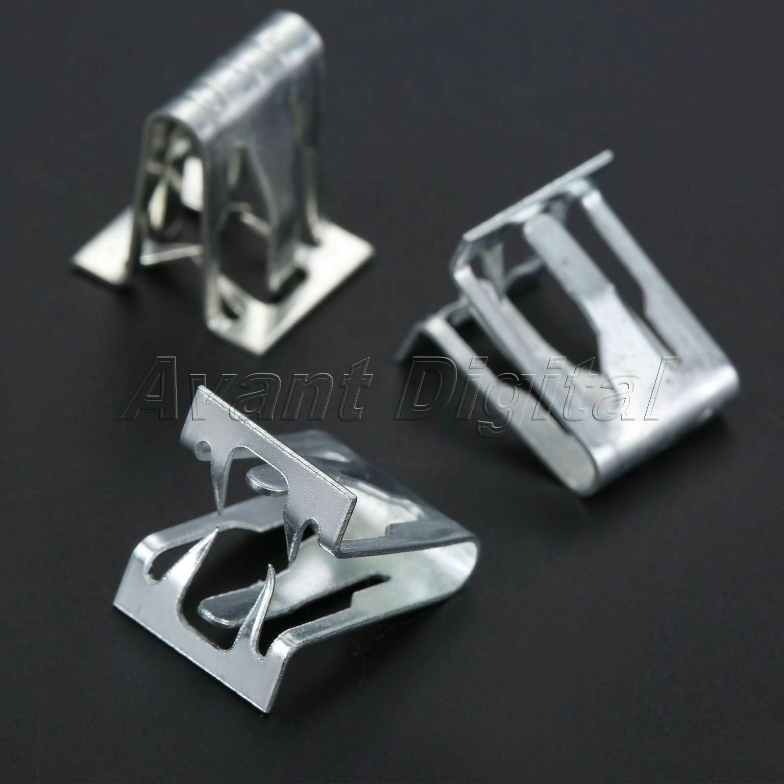 15Pcs Auto Fasteners Fender Bumper Trim Clips Retaining Screws Universal Metal