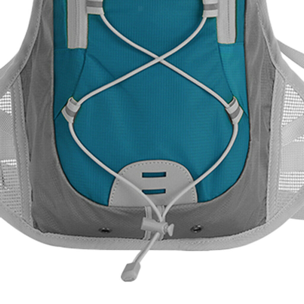 2L Water Backpack Hydration Pack Camping Water Bladder Bag Pouch Lake Blue