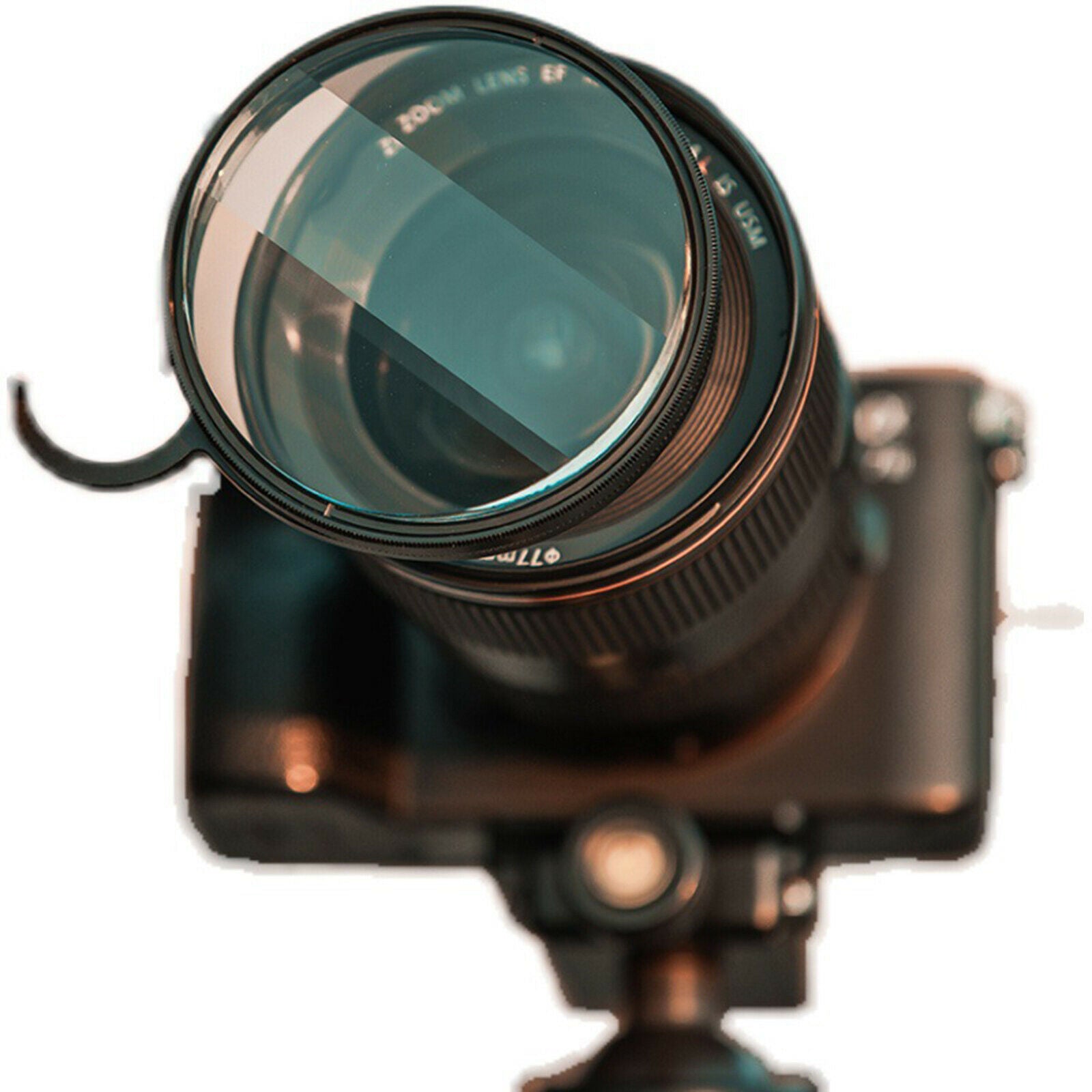 77mm special effects filter handle 2 finger ring camera SLR accessory