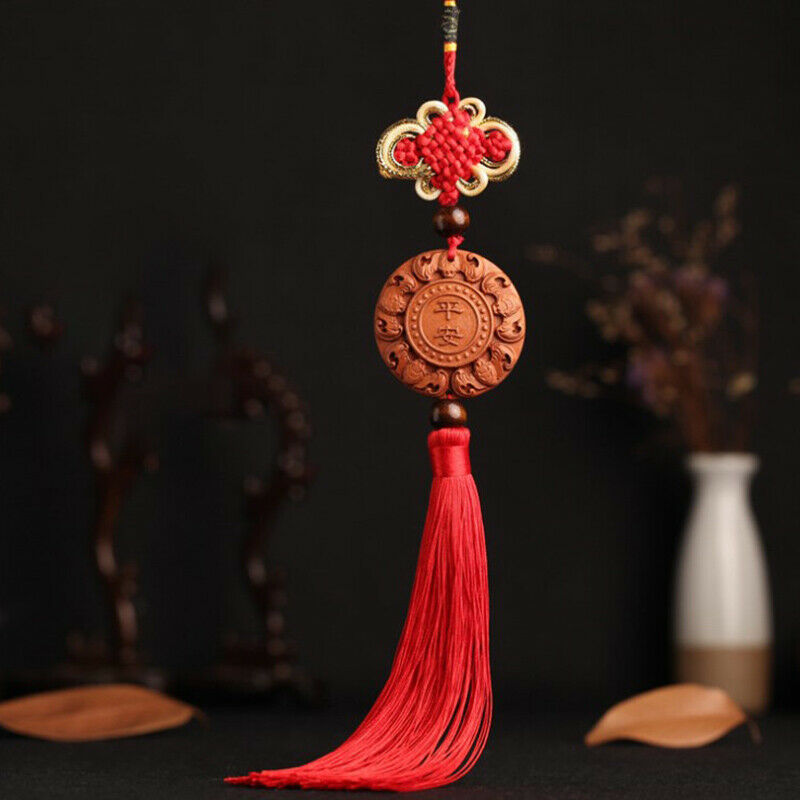 1pc Safe trip wherever you go the trailer carving decoration Home Penda.l8