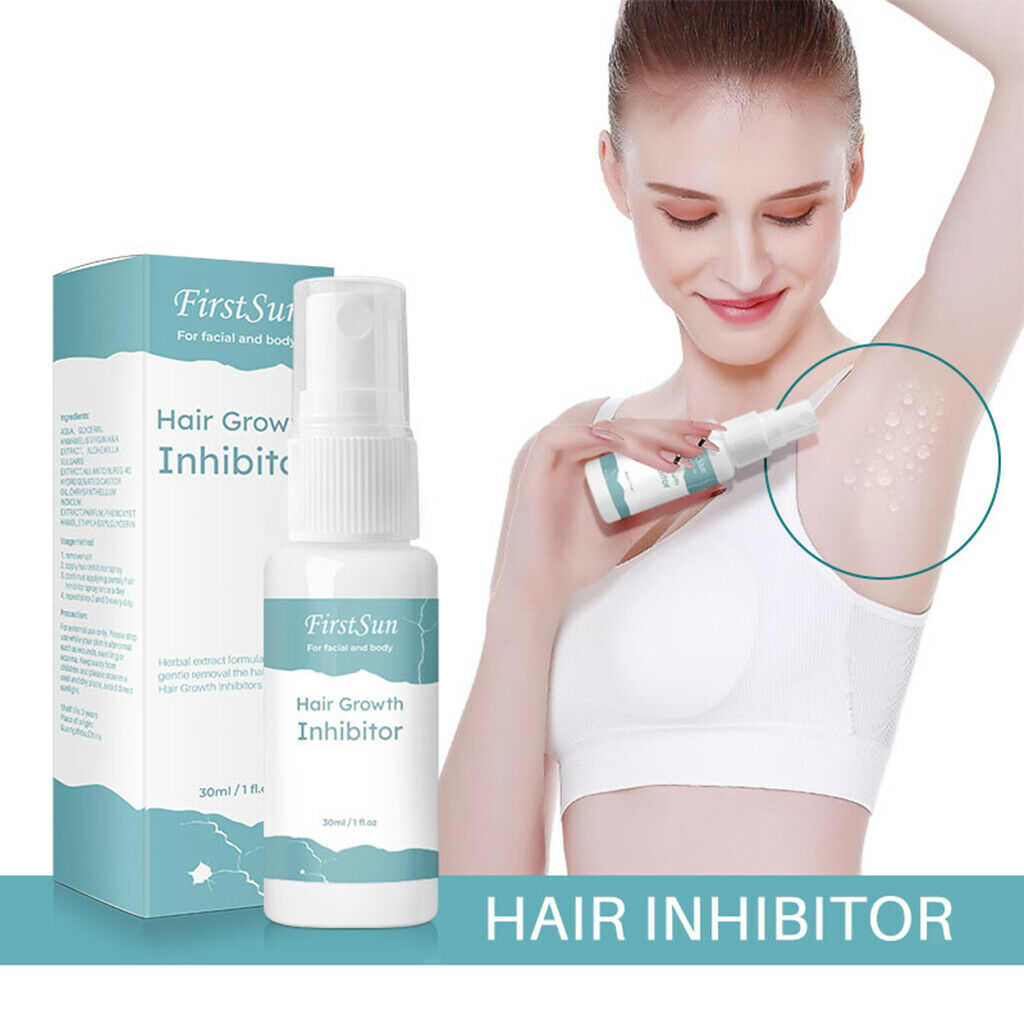 Mild Hair Growth Inhibitor Spray Mist Serum Underarm Slow Hair Growth 30ML
