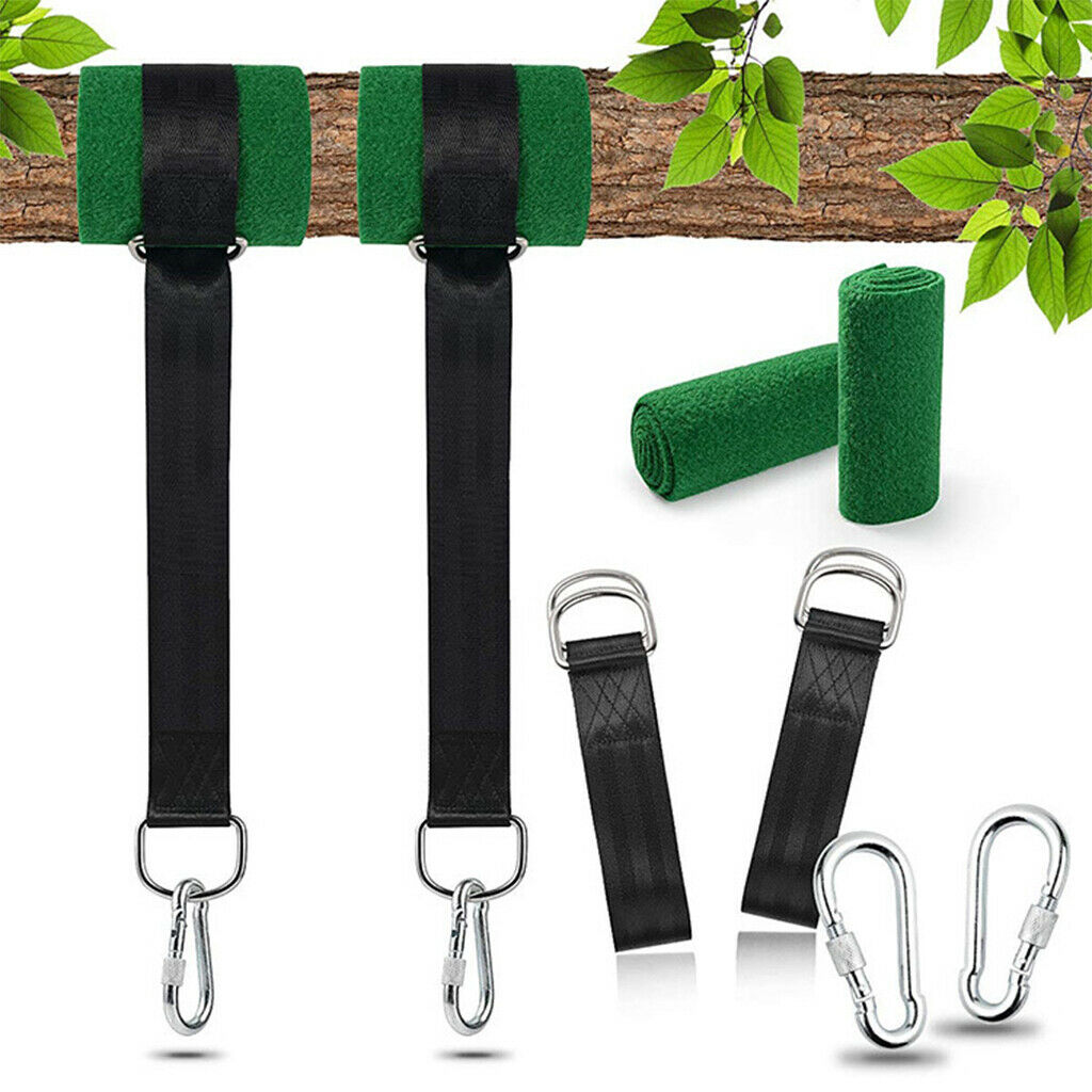Adjustable Nylon Tree Swing Hanging Kit Easy Fast Installation Outdoor