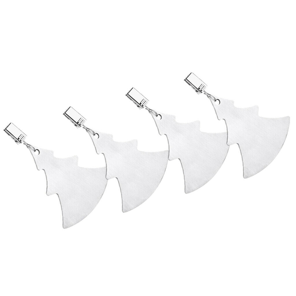 4Pcs Stainless Steel Tablecloth Clip Creative Table Cloth  For Picnic