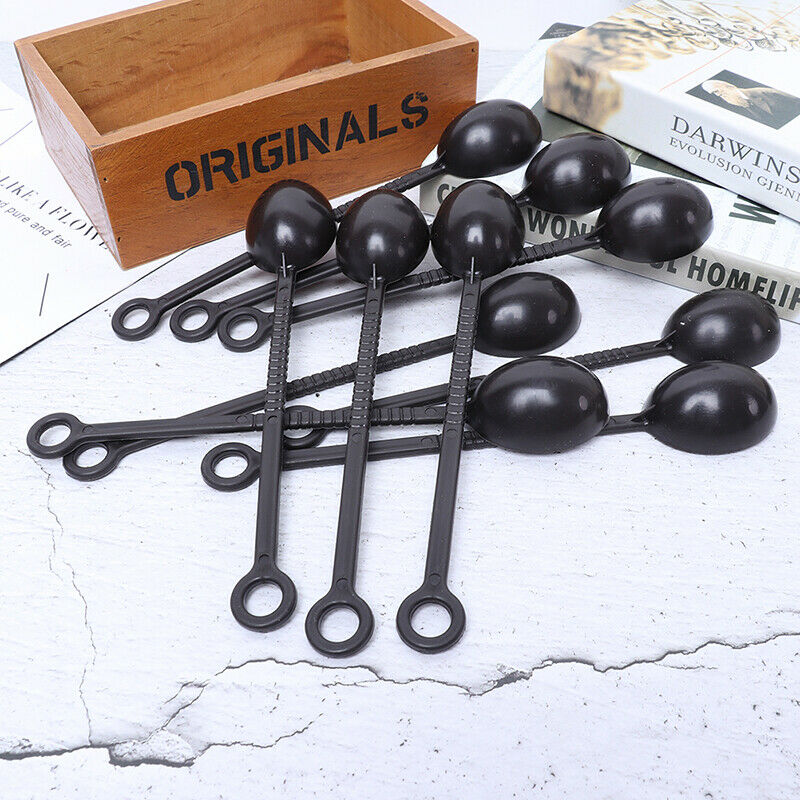 10pcs 10g Measuring Spoon Teaspoon Coffee Sugar Scoop Cake Baking Coffee Milk NC