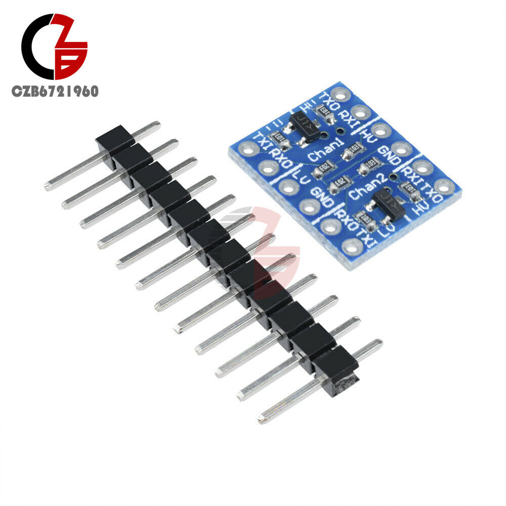 10PCS 5V to 3.3V I2C IIC 2-Channels Bi-Directional Logic Level Converter Module
