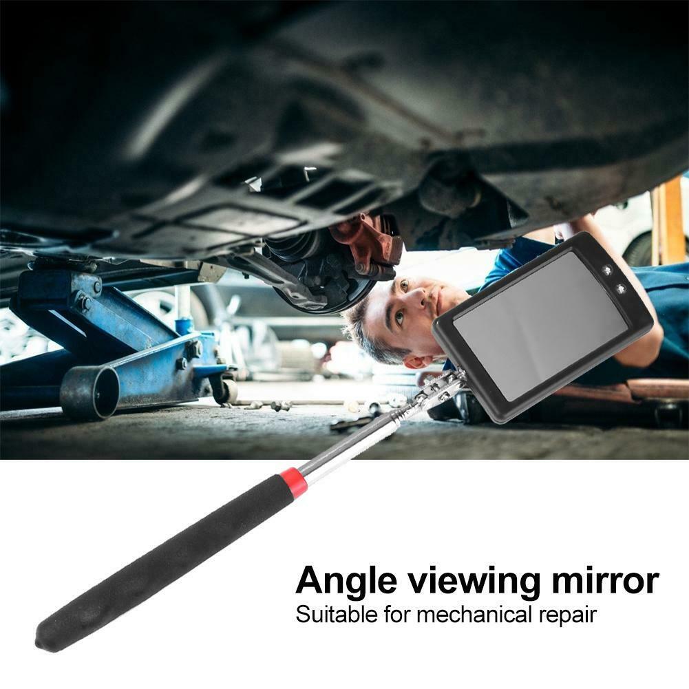 4pcs Adjustable Car Angle View Pen Automotive Telescopic Inspection Mirrors @