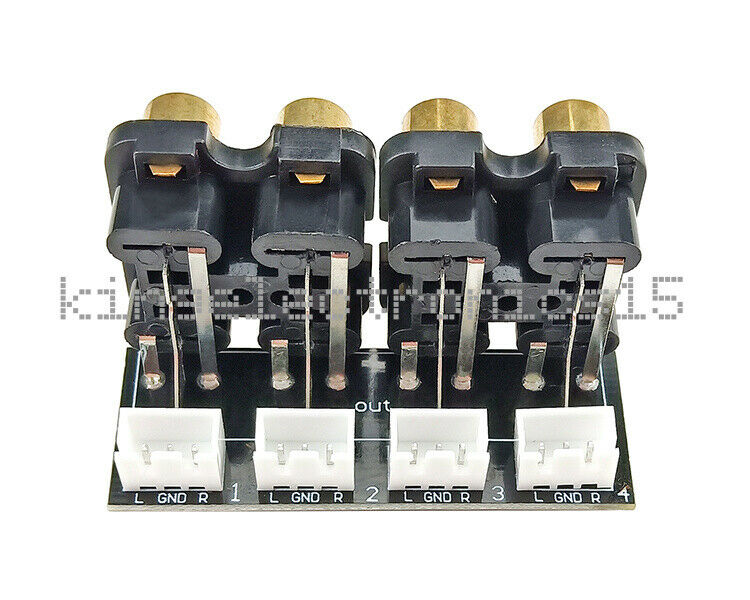 1X Preamplifier 3-Way Stereo Audio Source Switching Board Audio Signal Switcher