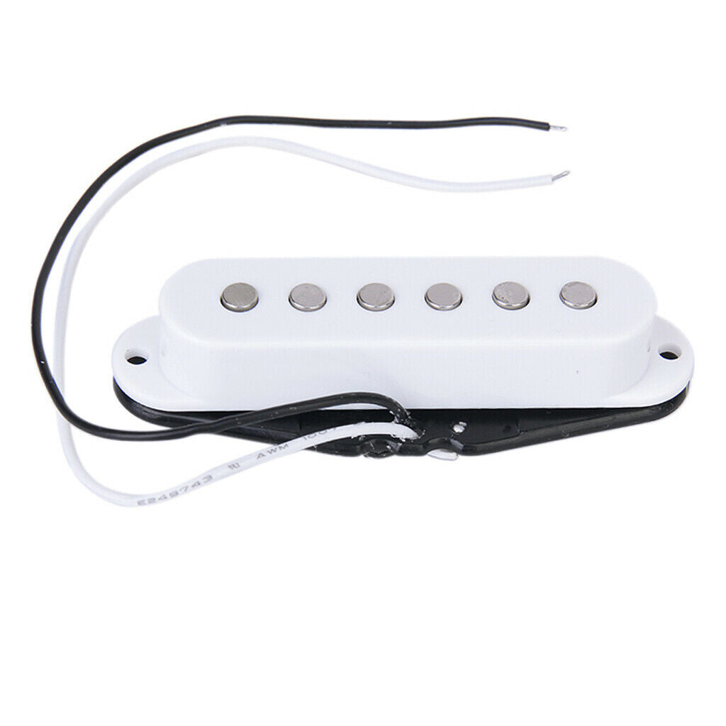 6-String  Single Coil Guitar Pickup With 2 Screws And 2 Springs