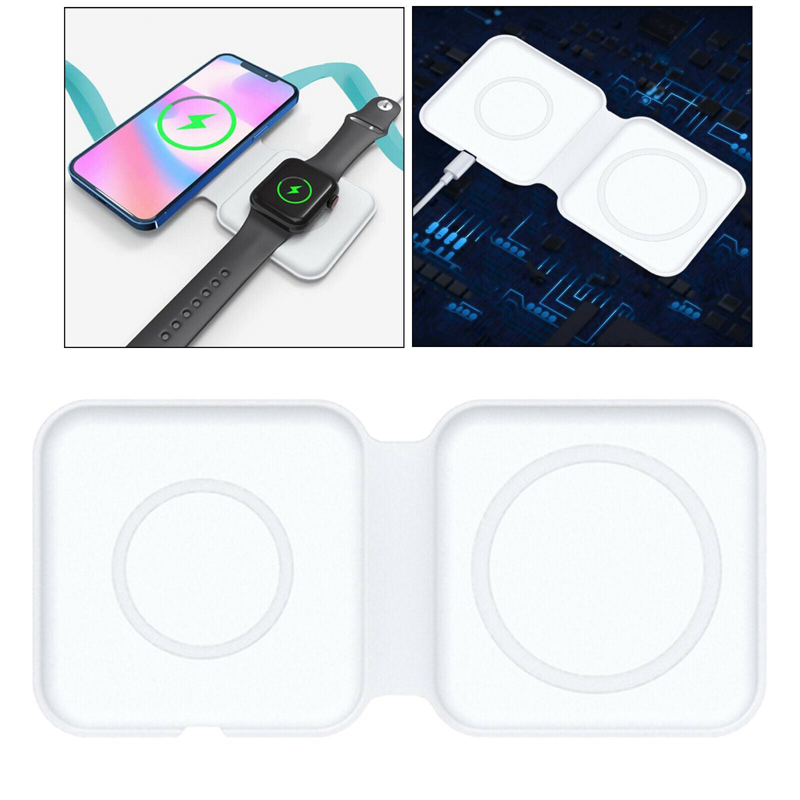 Convenient Folding Wireless Charger Magnetic Dual Charging for   12