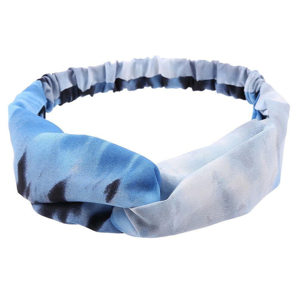 6Pcs Women Elastic Headbands Yoga Hair Band Turban Scrunchies Headwrap Ring Tie