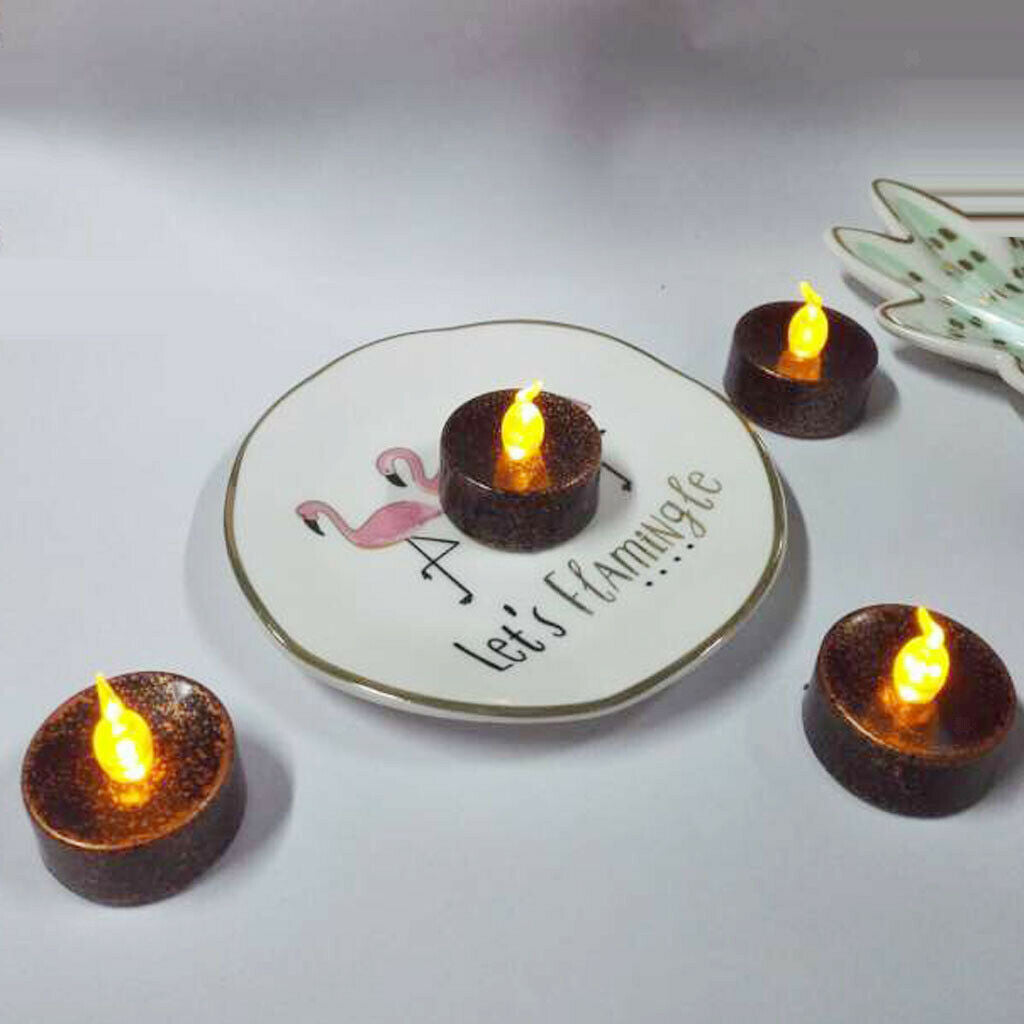 6x Battery Flameless LED Tea Light Candle for Home Wedding Church Decor