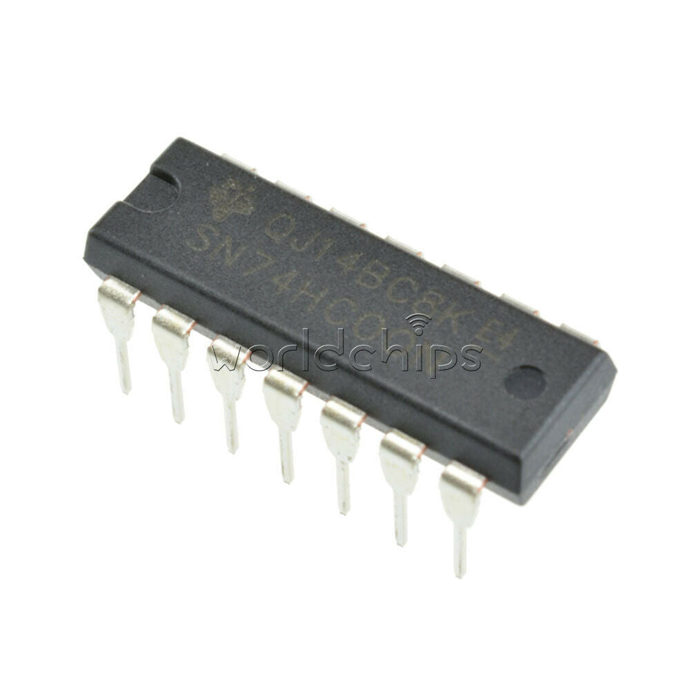 5PCS SN74HC00N 74HC00N IC QUAD 2-INPUT NAND GATE 14-DIP