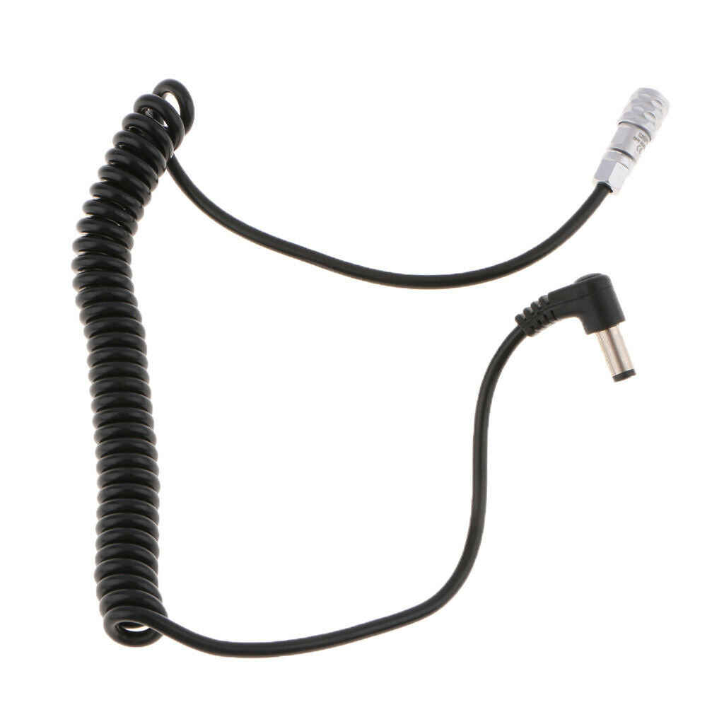 Power Supply Cable Spring Cord for BMPCC 4K Blackmagic Pocket Cinema Camera